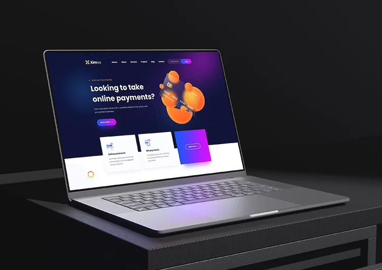Ximso Online Payments Laptop